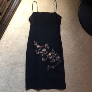 Black Market sophisticated embroidered dress
